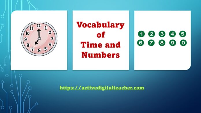 Vocabulary of Time and Numbers